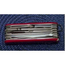 Victorinox Switzerland Stainless Rostfrei Swiss Champ Swiss Army Knife + SOS Kit & Pouch