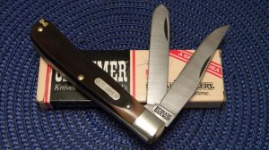 Schrade USA 96OT Delrin Bearhead Trapper Knife with Pick & Tweezers - NIB