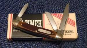 Schrade USA 108OT Delrin Junior Stockman Knife - NIB