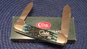 Case XX USA 2002 KY Bluegrass Bone 62131 SS Canoe Knife - NIB