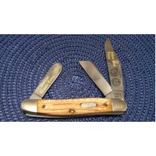 Case XX USA 1993 Bone SC6347 SS Indian Head Penny Stockman Knife - NIB Case XX USA 1993 Bone SC6347 SS Indian Head Penny Stockman Knife - NIB