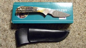 Bear & Son USA Bone Hunting Heritage Collection Fixed Blade Sheath Knife - NIB
