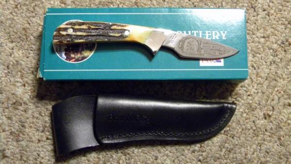 Bear & Son USA Bone Hunting Heritage Collection Fixed Blade Sheath Knife - NIB Bear & Son USA Bone Hunting Heritage Collection Fixed Blade Sheath Knife - NIB