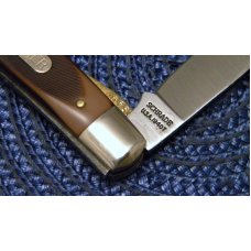 Schrade USA 194OT Old Timer Delrin Gunstock Trapper Linerlock Knife - NIB Schrade USA 194OT Old Timer Delrin Gunstock Trapper Linerlock Knife - NIB
