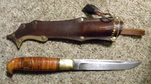 Puukko Made in Finland Fixed Blade Knife & Sheath