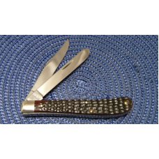 Case XX USA 8 Dot (1982) Delrin 62048 Slimline Trapper Farmers Jack Knife Case XX USA 8 Dot (1982) Delrin 62048 Slimline Trapper Farmers Jack Knife
