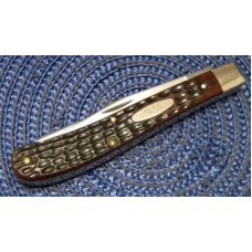 Case XX USA 8 Dot (1982) Delrin 62048 Slimline Trapper Farmers Jack Knife Case XX USA 8 Dot (1982) Delrin 62048 Slimline Trapper Farmers Jack Knife