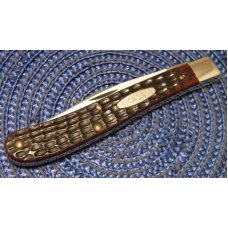 Case XX SS USA 8 Dot 1982 Delrin 61048 SSP Tested XX Razor Edge Slimline Trapper Farmers Jack Knife Case XX SS USA 8 Dot 1982 Delrin 61048 SSP Tested XX Razor Edge Slimline Trapper Farmers Jack Knife