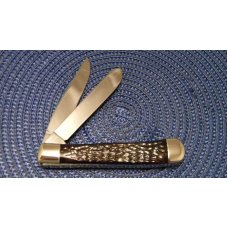 Case XX USA 6 Dot (1974) Bone 6254 Trapper Knife Case XX USA 6 Dot (1974) Bone 6254 Trapper Knife