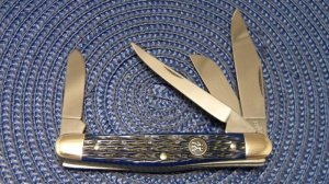 JA Henkels Germany Stainless Bone 4 Blade Stockman Knife