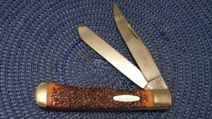 Ka-Bar 1030 USA Delrin Old Timers Trappers Knife