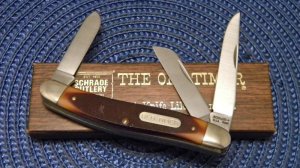 Schrade + USA 98OT Old Timer Delrin Ramrod Stockman Knife - NIB