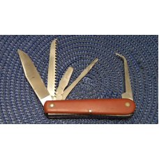 Victoria (Victorinox Switzerland) Red Fiber Abercrombie & Fitch Sportsmans Swiss Army Knife