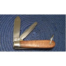 Case XX USA 10 Dot (1980) Walnut 12031 L Electrician's Knife Case XX USA 10 Dot (1980) Walnut 12031 L Electrician's Knife