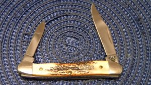Case XX USA 4 Dot (1996) Stag 52109X SS Baby Copperhead Knife