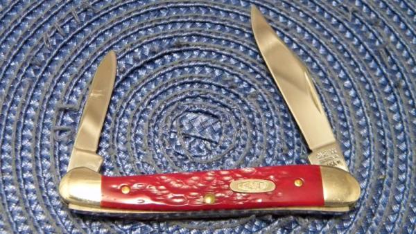 Case XX Bradford PA USA 1991 Dark Red Bone DR62109X SS Baby Copperhead Knife Case XX Bradford PA USA 1991 Dark Red Bone DR62109X SS Baby Copperhead Knife