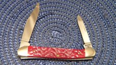 Case XX Bradford PA USA 1991 Dark Red Bone DR62109X SS Baby Copperhead Knife Case XX Bradford PA USA 1991 Dark Red Bone DR62109X SS Baby Copperhead Knife