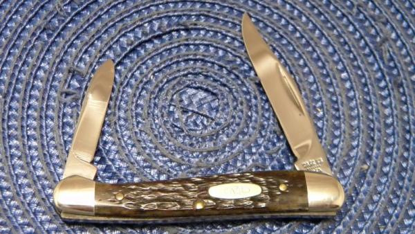 Case XX USA 7 Dot (1983) Bone 62109X New Grind Baby Copperhead Knife Case XX USA 7 Dot (1983) Bone 62109X New Grind Baby Copperhead Knife