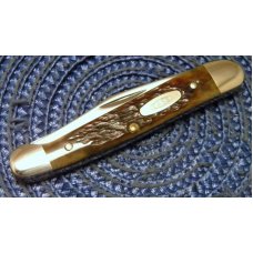 Case XX USA 6 Dot (1984) Bone 62109X New Grind Baby Copperhead Knife Case XX USA 6 Dot (1984) Bone 62109X New Grind Baby Copperhead Knife