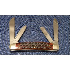 Case XX USA 2003 Barbed Wire Bone 64052 SS Congress Knife Case XX USA 2003 Barbed Wire Bone 64052 SS Congress Knife