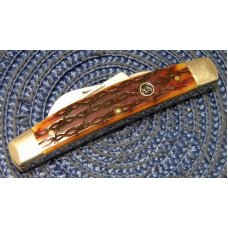 Case XX USA 2003 Barbed Wire Bone 64052 SS Congress Knife Case XX USA 2003 Barbed Wire Bone 64052 SS Congress Knife