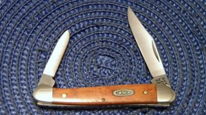 Case XX Bradford, PA USA 1991 Curly Maple 72109X Baby Copperhead Knife