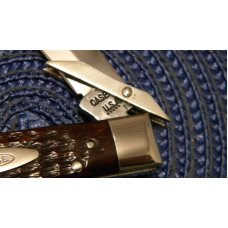Case XX USA 5 Dot (1975) Bone 6111 1/2 Swing Guard Lockback Knife Case XX USA 5 Dot (1975) Bone 6111 1/2 Swing Guard Lockback Knife