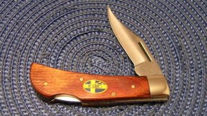 Case XX SS USA 9 Dot (1981) Wood P1051 1/2 LSSP Mossberg Lockback Knife