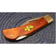 Case XX SS USA 9 Dot (1981) Wood P1051 1/2 LSSP Mossberg Lockback Knife Case XX SS USA 9 Dot (1981) Wood P1051 1/2 LSSP Mossberg Lockback Knife