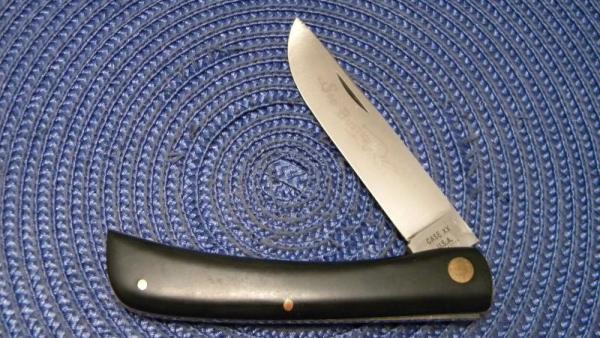 Case XX USA 10 Dot (1970) Black 2138 Sod Buster Knife