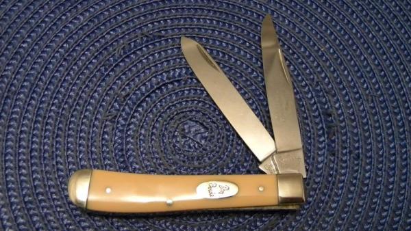 Jim Bowie (German Eye) Premium Quality Hand Made Germany Yellow Trapper Knife Jim Bowie (German Eye) Premium Quality Hand Made Germany Yellow Trapper Knife