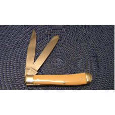 Jim Bowie (German Eye) Premium Quality Hand Made Germany Yellow Trapper Knife Jim Bowie (German Eye) Premium Quality Hand Made Germany Yellow Trapper Knife
