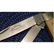 Jim Bowie (German Eye) Premium Quality Hand Made Germany Yellow Trapper Knife Jim Bowie (German Eye) Premium Quality Hand Made Germany Yellow Trapper Knife