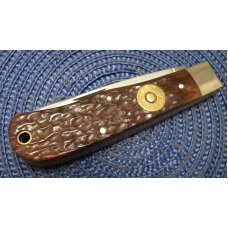 Camillus NY USA CCC-1 Bone Classic Cartridge Bone 45-70 GOV'T Jumbo Trapper Knife in Box Camillus NY USA CCC-1 Bone Classic Cartridge Bone 45-70 GOV'T Jumbo Trapper Knife in Box