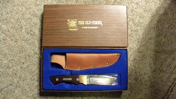 Schrade USA 13OT Old Timer Trailblazer Drop Point Fixed Blade Knife w/Sheath - NIB Schrade USA 13OT Old Timer Trailblazer Drop Point Fixed Blade Knife w/Sheath - NIB