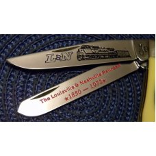 Case XX USA 1995 Yellow 3254 L&N Railroad Trapper Knife in Box Case XX USA 1995 Yellow 3254 L&N Railroad Trapper Knife in Box