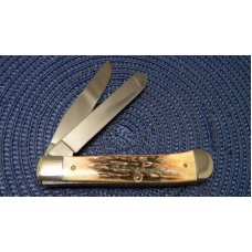 Case XX USA 1999 Stag 5254 SS Kentucky Wildcats Trapper Knife in Box Case XX USA 1999 Stag 5254 SS Kentucky Wildcats Trapper Knife in Box