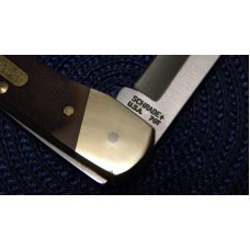 Schrade + USA 7OT Delrin Cave Bear Lockback Knife & Pouch in Box