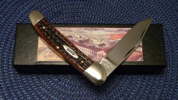 M.S.A. Co. Gladstone, Mich USA 2002 AIRDI-150 Bone Linerlock Knife - NIB M.S.A. Co. Gladstone, Mich USA 2002 AIRDI-150 Bone Linerlock Knife - NIB