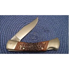 Remington USA Delrin R-9 Lockback Knife & Pouch - NIB Remington USA Delrin R-9 Lockback Knife & Pouch - NIB