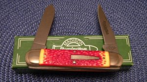 Remington USA New Tang Stamp Series Delrin Bullet Muskrat Knife - NIB