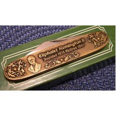 Remington USA 18890 Eliphalet Remington II Metal Pen Knife - NIB