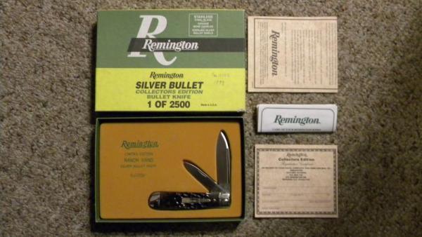 Remington UMC USA 1999 Bone R103 Silver Bullet Ranch Hand Jack Knife - NIB Remington UMC USA 1999 Bone R103 Silver Bullet Ranch Hand Jack Knife - NIB