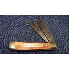 Boker Solingen Germany 2525 LTD. Bone White Lightning Trapper Knife c.1980 - NIB Boker Solingen Germany 2525 LTD. Bone White Lightning Trapper Knife c.1980 - NIB