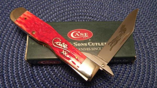 Case XX USA 2004 Dark Red Bone 6111 1/2L SS Cheetah Knife - NIB Case XX USA 2004 Dark Red Bone 6111 1/2L SS Cheetah Knife - NIB