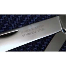 Maher & Grosh Stainless Steel (Queen) Imitation Winterbottom Bone Large Jack Knife c.1960's Maher & Grosh Stainless Steel (Queen) Imitation Winterbottom Bone Large Jack Knife c.1960's