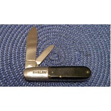Kutmaster Utica N.Y. Made in USA Black Spear Master Barlow Knife 
