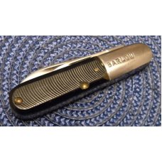 Kutmaster Utica N.Y. Made in USA Black Spear Master Barlow Knife 