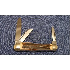 Kissing Crane Solingen Germany 1980 NKCA Club Knife Stag Gunstock Kissing Crane Solingen Germany 1980 NKCA Club Knife Stag Gunstock