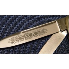 Kissing Crane Solingen Germany 1980 NKCA Club Knife Stag Gunstock Kissing Crane Solingen Germany 1980 NKCA Club Knife Stag Gunstock